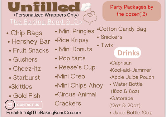 Unfilled Treat Packages